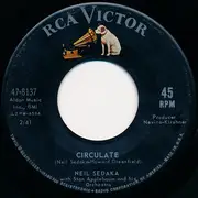 7'' - Neil Sedaka - Alice In Wonderland / Circulate