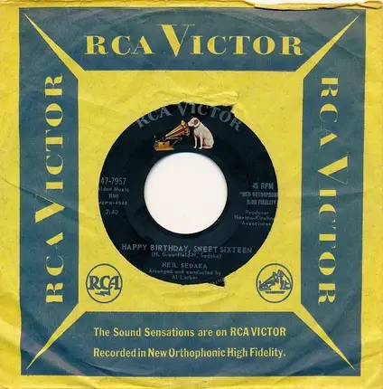 Neil Sedaka - Happy Birthday, Sweet Sixteen / Don't Lead Me On