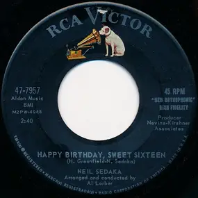 Neil Sedaka - Happy Birthday, Sweet Sixteen / Don't Lead Me On