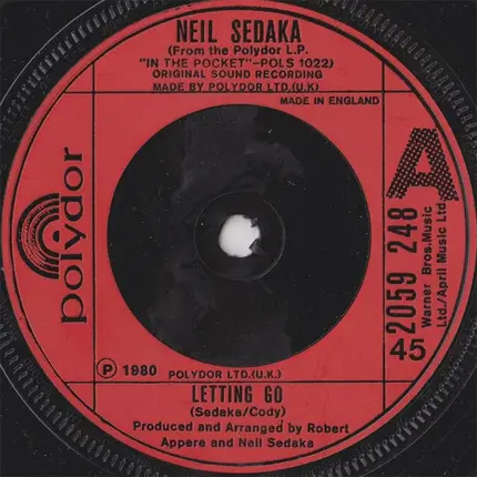 Neil Sedaka - Letting Go