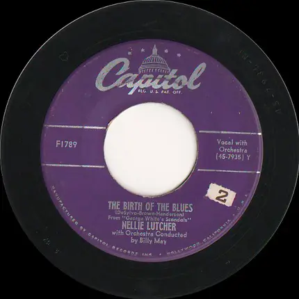 Nellie Lutcher With Billy May And His Orchestra - The Birth Of The Blues