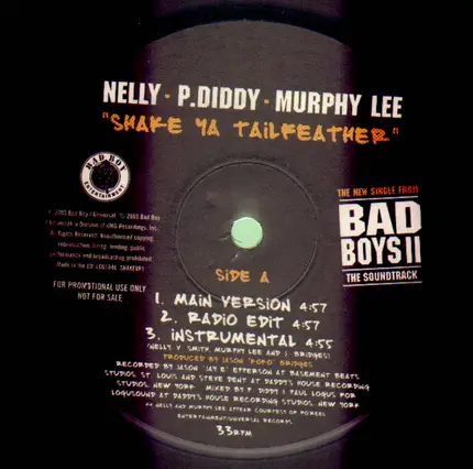Nelly, P. Diddy, Murphy Lee - Shake Ya Tailfeather