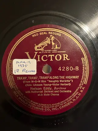 Nelson Eddy - I'm Falling In Love With Someone / Tramp, Tramp, Tramp Along The Highway