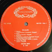 LP - Nelson Eddy - Nelson Eddy Sings 'Because'