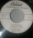 7inch Vinyl Single - Nelson Riddle And His Orchestra - The Joy Of Living (Know The Real Joy Of Good Living) - promo