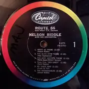 LP - Nelson Riddle And His Orchestra - Route 66 And Other T.V. Themes - Mono