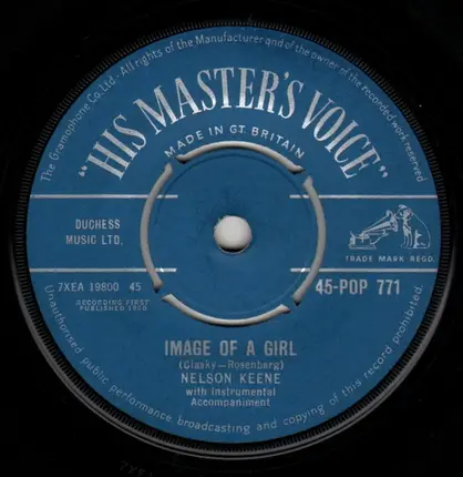 Nelson Keene - Image Of A Girl