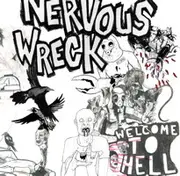 7inch Vinyl Single - Nervous Wreck - Welcome To Hell - red transparent pressing