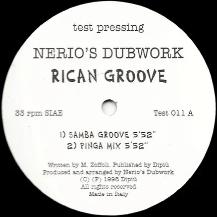Nerio's Dubwork - Rican Groove