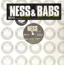 12'' - Ness & Babs - My Hood / What's That Sound - Promo