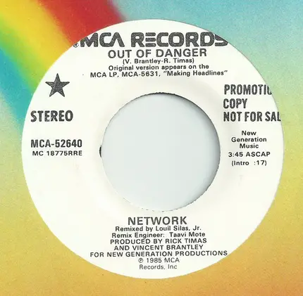 Network - Out Of Danger