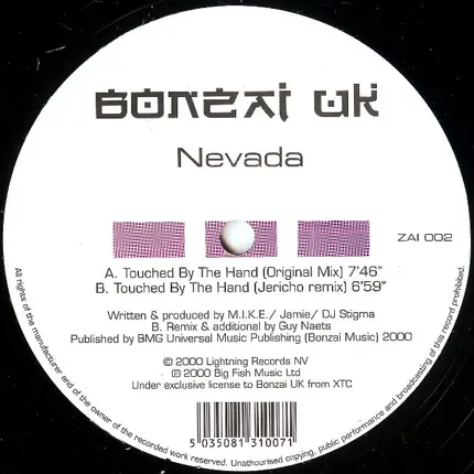 Nevada - Touched By The Hand