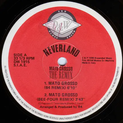 Neverland - Mato Grosso (The Remix)