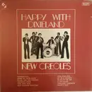 LP - New Creoles Dixieland-Band - Happy With Dixieland - Signed