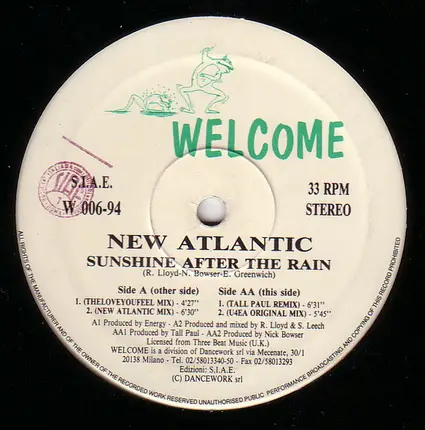 New Atlantic - Sunshine After The Rain