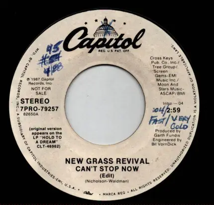 New Grass Revival - Can't Stop Now