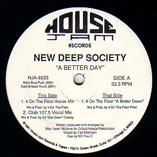 New Deep Society - A Better Day