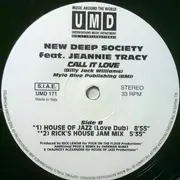 12inch Vinyl Single - New Deep Society Feat. Jeanie Tracy - Call It Love