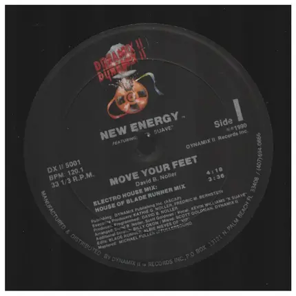 New Energy Featuring K Suave - Move Your Feet