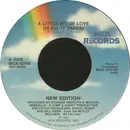 7inch Vinyl Single - New Edition - A Little Bit Of Love (Is All It Takes) / Sneakin' Around
