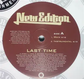 New Edition - Last Time