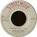 7inch Vinyl Single - New Edition - Popcorn Love / Jealous Girl
