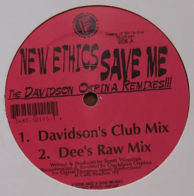 New Ethics - Save Me (The Davidson Ospina Remixes)