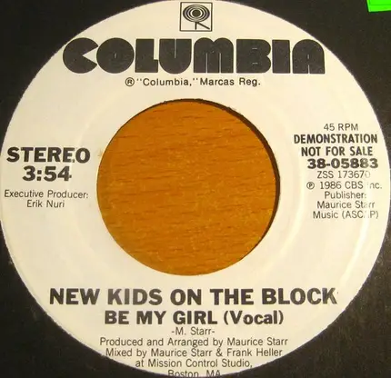 New Kids On The Block - Be My Girl