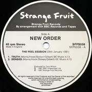 12inch Vinyl Single - New Order - The Peel Sessions