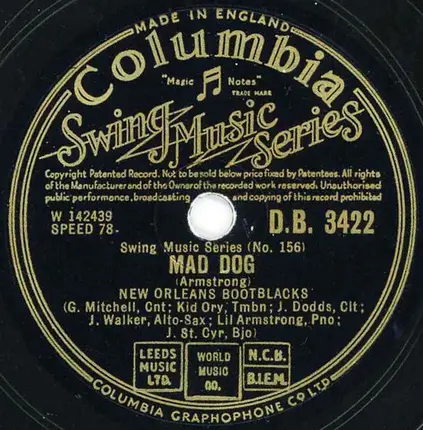 New Orleans Bootblacks - Flat Foot / Mad Dog