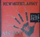 Double LP - New Model Army - 51st State - + 3 track bootleg