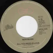 7inch Vinyl Single - New Musik - All You Need Is Love