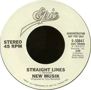 7inch Vinyl Single - New Musik - Straight Lines
