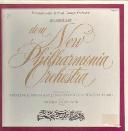 New Philharmonia Orchestra , Igor Markevitch / Alceo Galliera / Wolfgang Sawallisch / Antal Dorati - Ein Abend Mit Dem New Philharmonia Orchestra