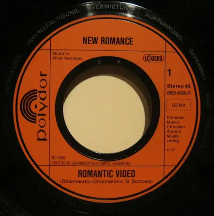 New Romance - Romantic Video