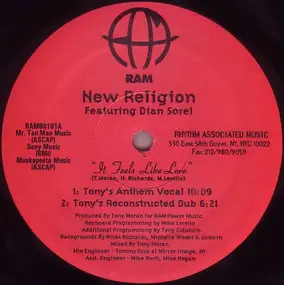 New Religion featuring Dian Sorel - It Feels Like Love