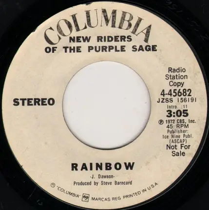 New Riders Of The Purple Sage - Rainbow