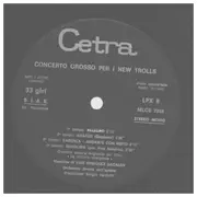 LP - New Trolls - Concerto Grosso Per I New Trolls - Gatefold