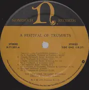 LP - Biber / Scheidt / Pezel a.o. - A Festival Of Trumpets