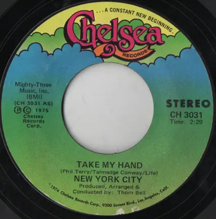 New York City - Take My Hand / Can't Survive Without My Sweets
