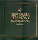 LP - New Order - Ceremony - orig UK Green Gold