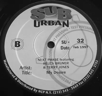 Next Phase Featuring Helen Bruner And Terry Jones - My Desire