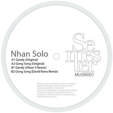 Nhan Solo - Gandy & Gong Song EP
