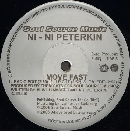 Ni-Ni Peterkin - Rug Burns / Move Fast