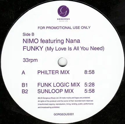Nimo - Funky (My Love Is All You Need)