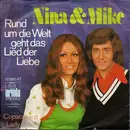 7inch Vinyl Single - Nina & Mike - Rund Um Die Welt Geht Das Lied Der Liebe