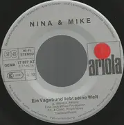 7inch Vinyl Single - Nina & Mike - Ein Vagabund Liebt Seine Welt