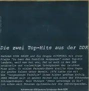 7inch Vinyl Single - Nina Hagen & Automobil / Jens Heller - Du Hast Den Farbfilm Vergessen / Immer Unterwegs Zu Dir