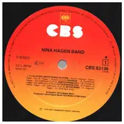 LP - Nina Hagen Band - Nina Hagen Band - Incl. Insert + OIS