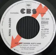 7inch Vinyl Single - Nina Hagen - Hey, Wir Fahren Auf's Land - Promo